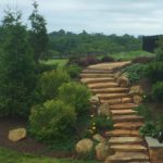 Stone Slab Stairway - Earth Effects Landscaping - Marshall, Virginia