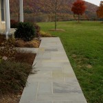 Formal Flagstone Walkway - Earth Effects Landscaping - Marshall, Virginia